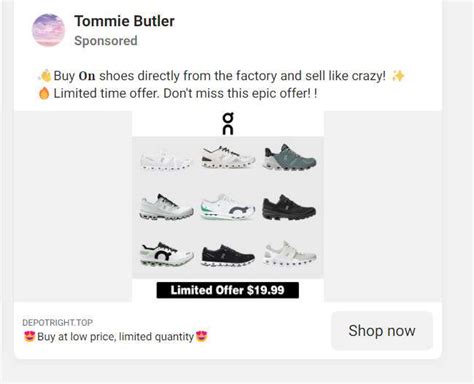 running shoes flash sale scam